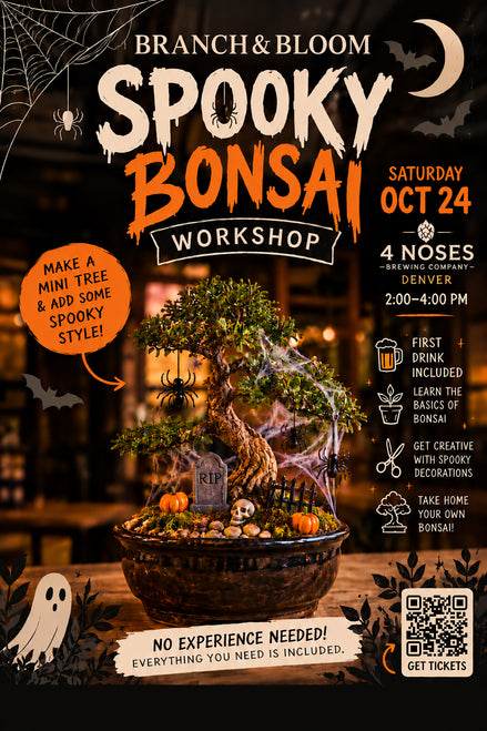 Bonsai & Beer at 4 Noses Brewing-Denver October 24th