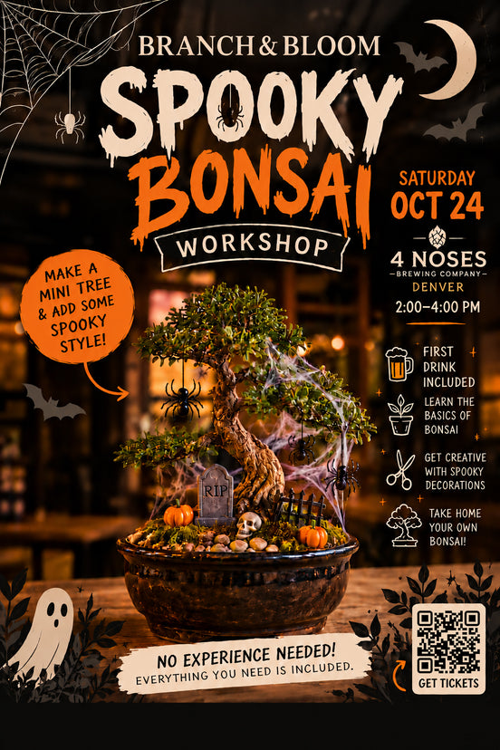 Bonsai & Beer at 4 Noses Brewing-Denver October 24th