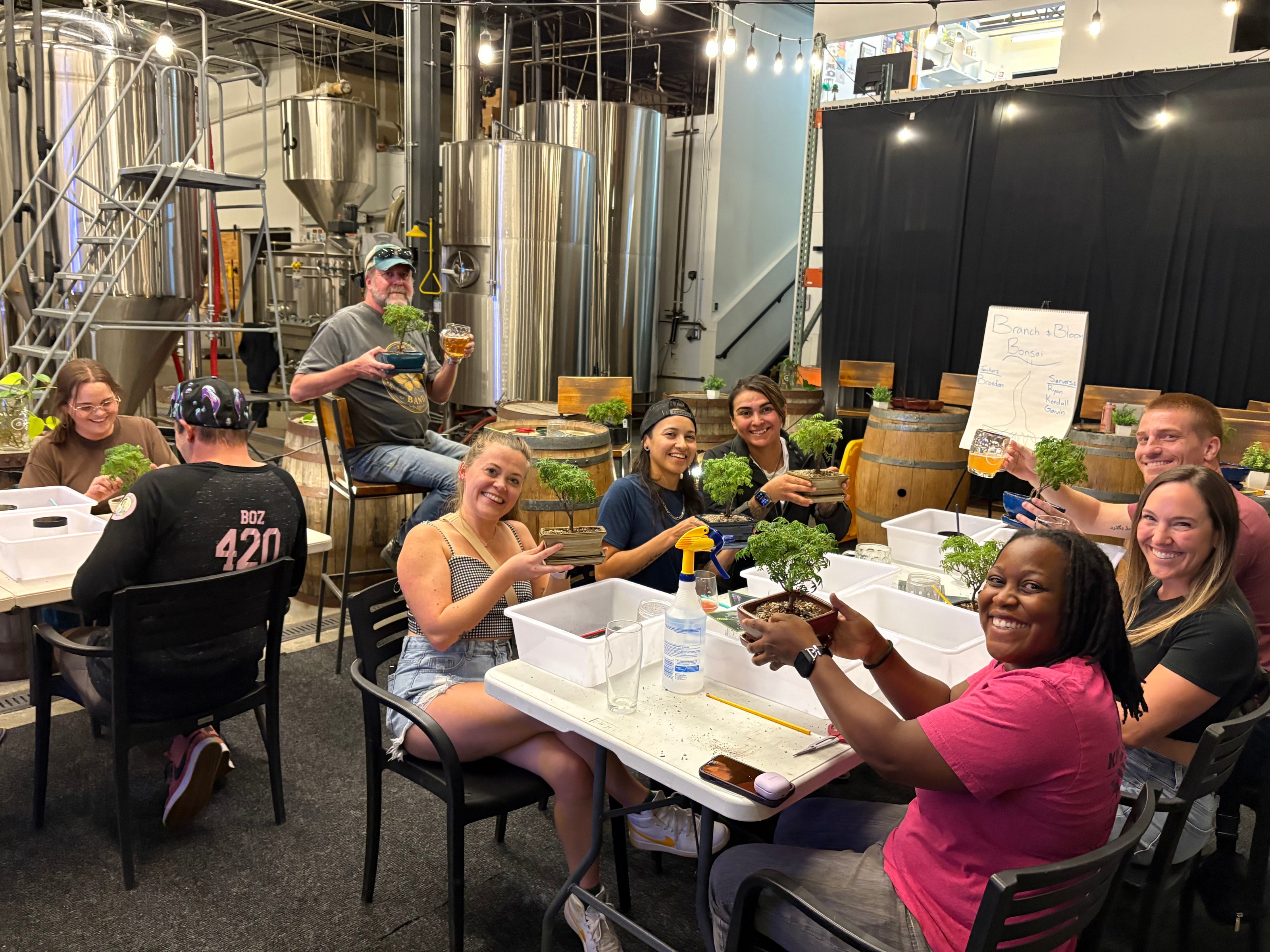 Bonsai & Beer at Downhill Brewing-Parker April 22nd