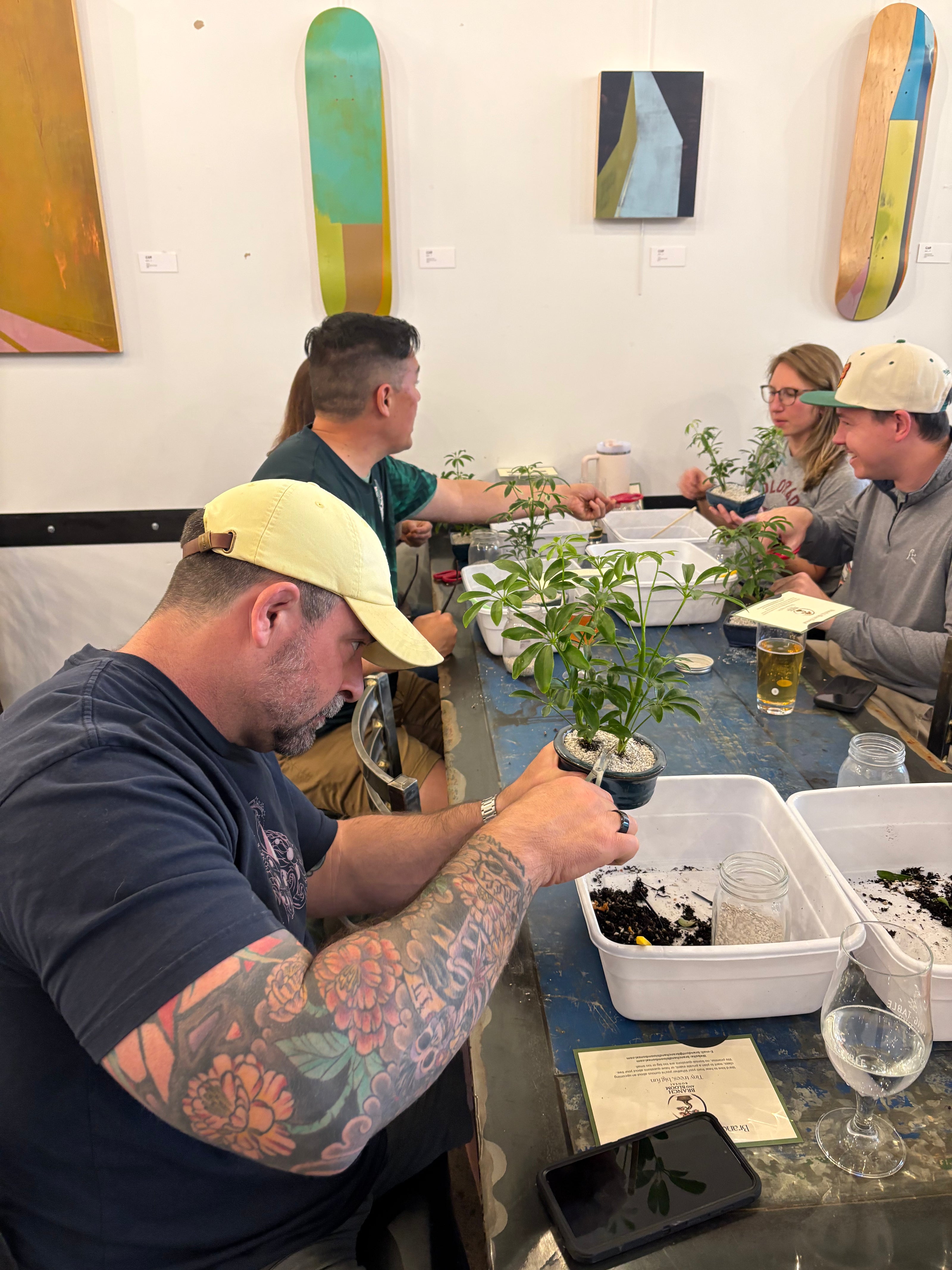 Bonsai & Beer at Long Table Brewhouse-Denver Sept. 27th